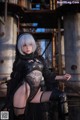 Coser @ 水 淼 Aqua Vol.039: 黑白 2B (55 photos)