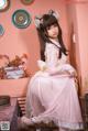 Coser@蠢沫沫 (chunmomo) Vol.043: 粉透明女仆 (34 photos)